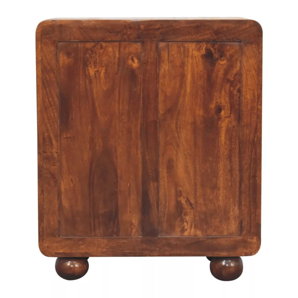 Nordic Style Chest Of Drawers - Chestnut & Rattan 3 Drawer Storage Chest Unit-Made to order