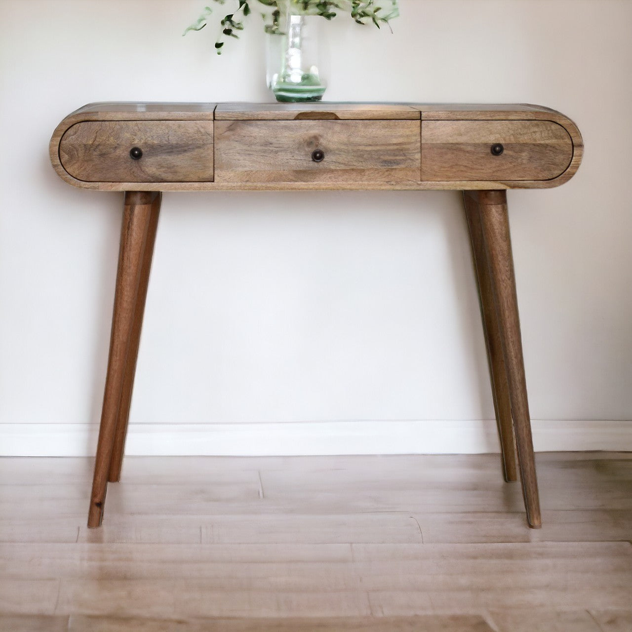 Nordic Style Oak-ish Round Dressing Table